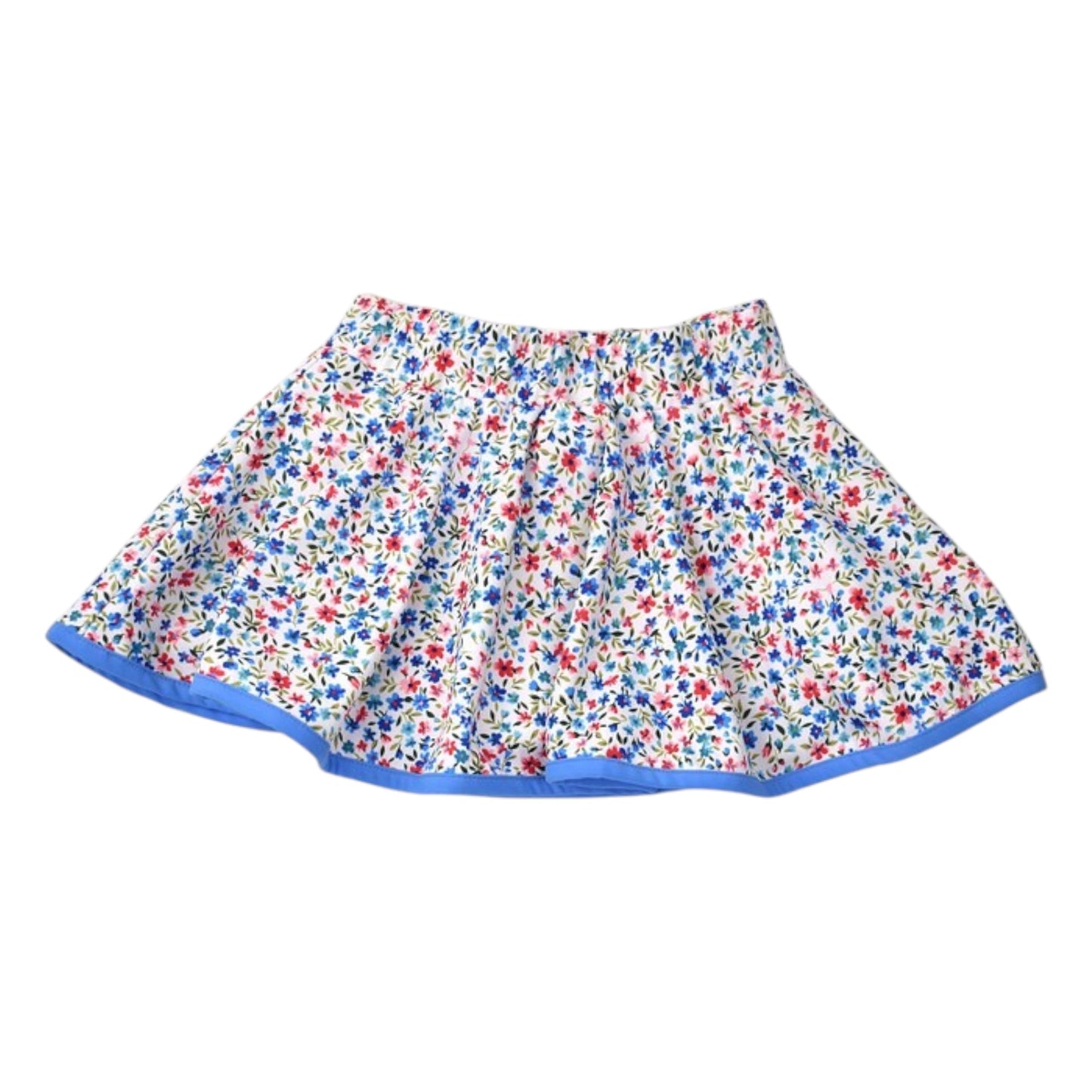 Blue Floral Skort