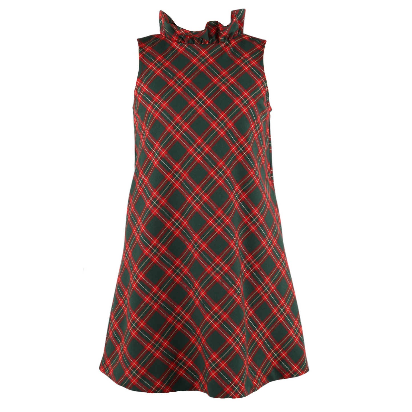 The Blair Plaid Dress - Red