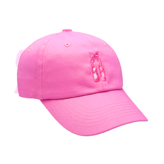 Ballet Slippers Bow Baseball Hat