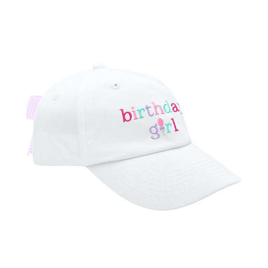 Birthday Girl Bow Baseball Hat