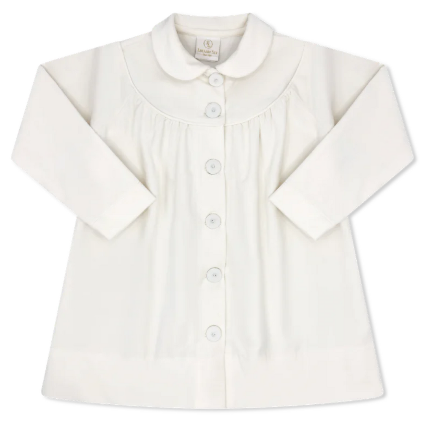 Collette Coat - White Velvet