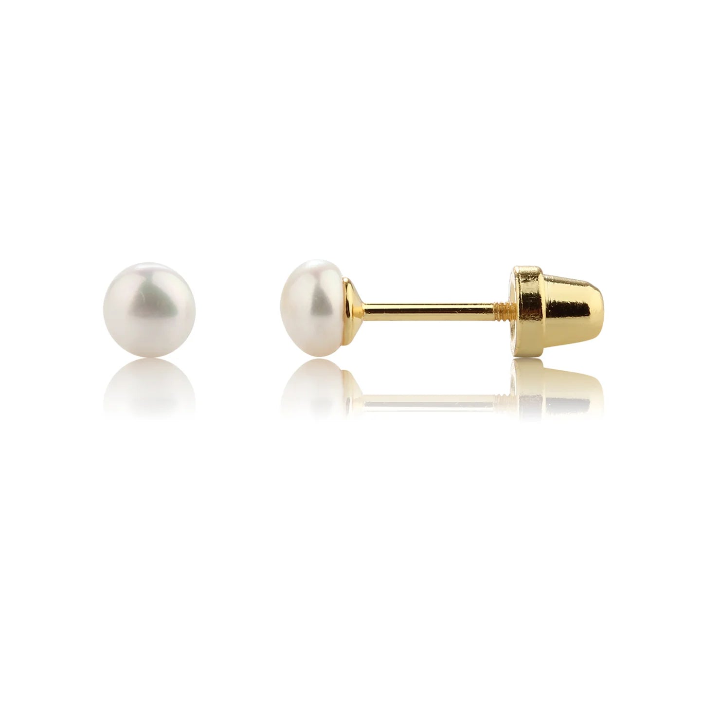 14K-Gold Pearl Earrings