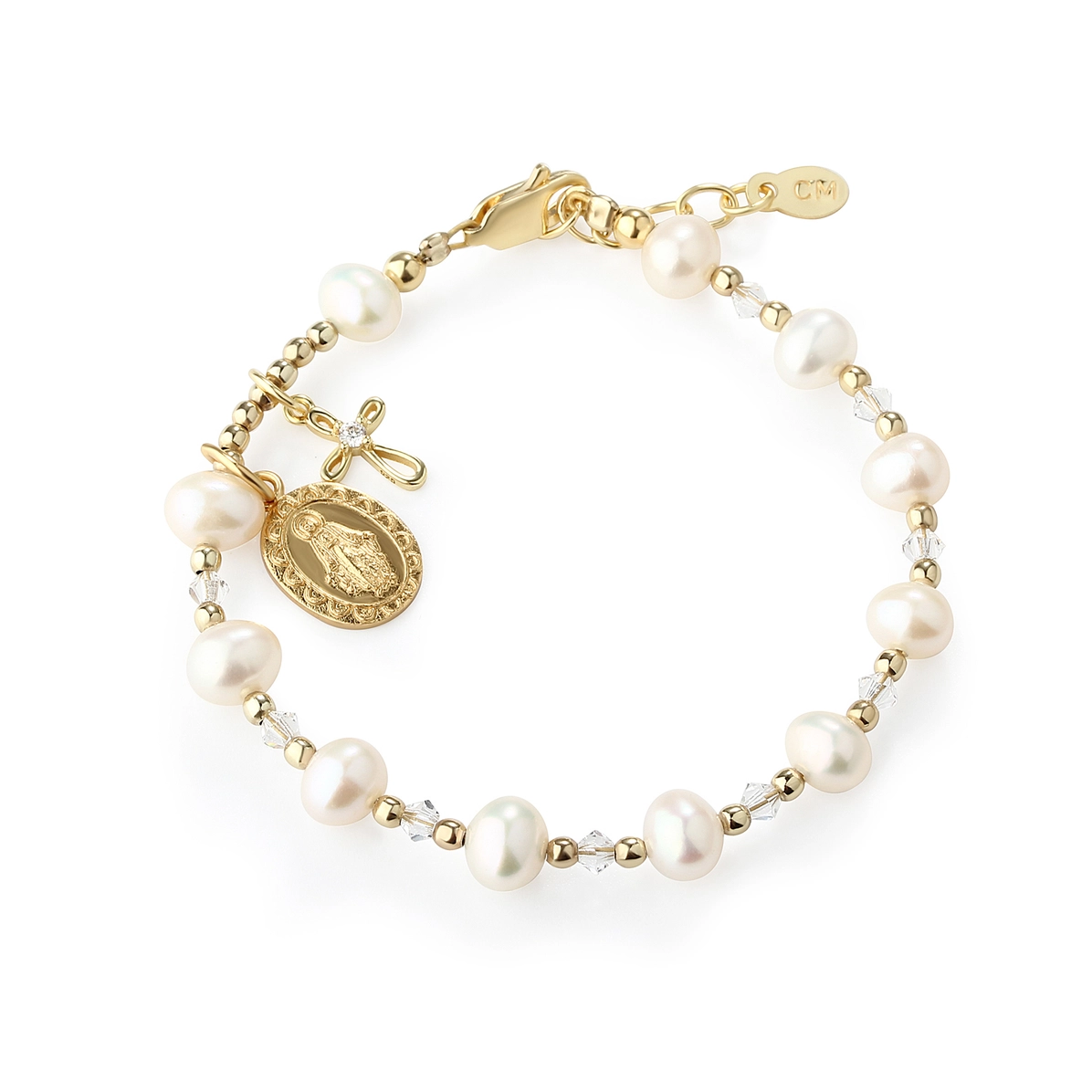 Communion Bracelet W/ Miraculous Medal