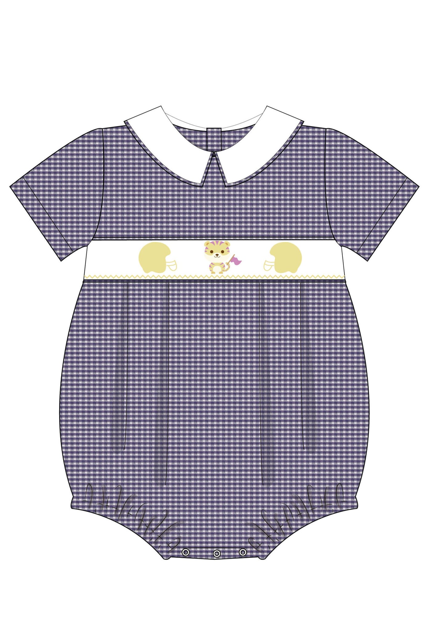 LA Purple & Gold Lucas Bubble
