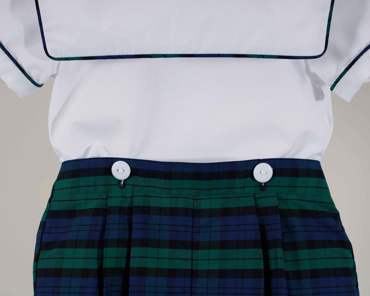 Green Navy Plaid Andrew Set