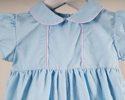 Lt. Blue Corduroy Claire Bubble