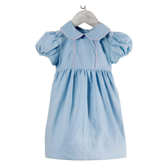 Lt. Blue Corduroy Claire Dress