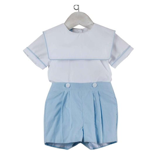 Lt. Blue Corduroy Andrew Set