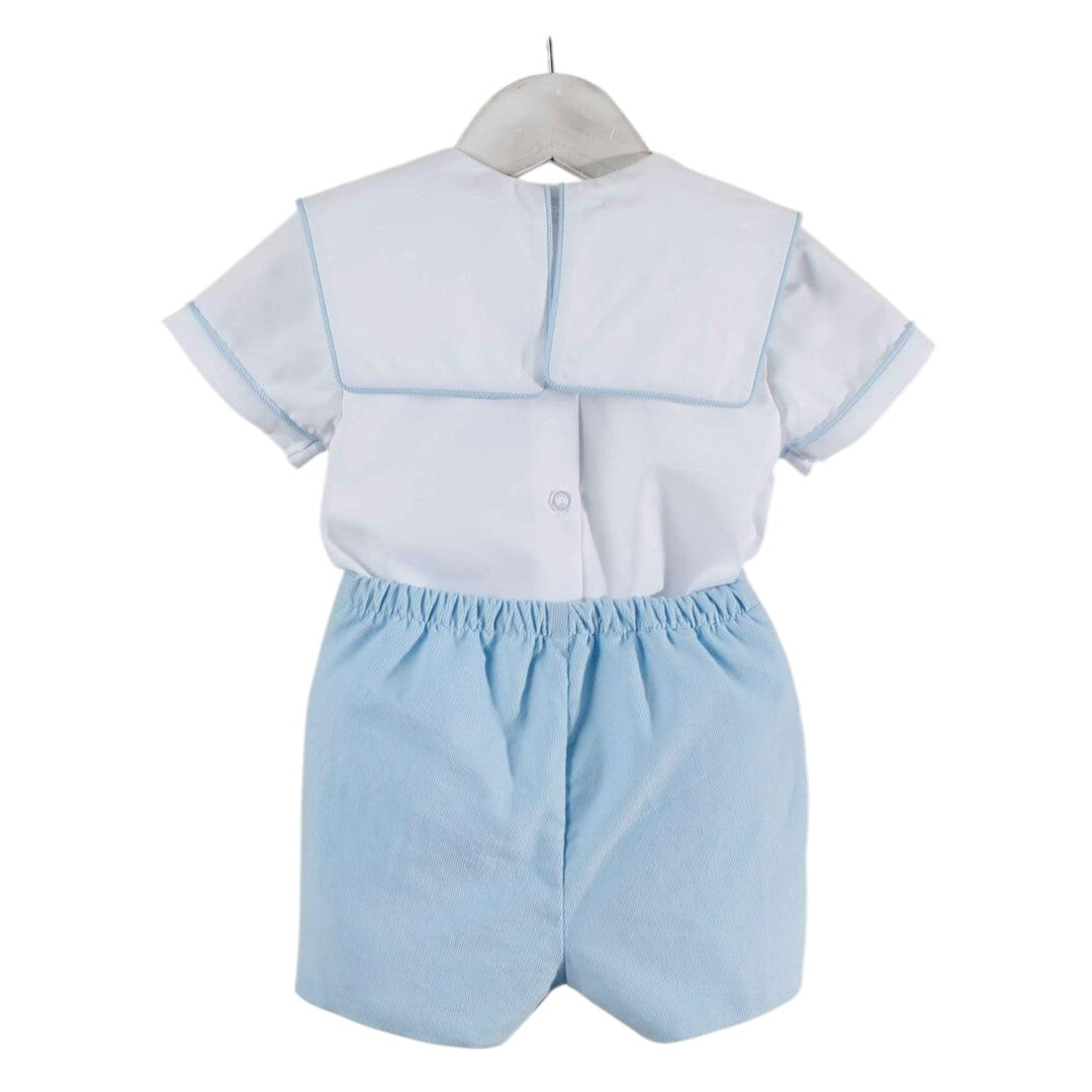 Lt. Blue Corduroy Andrew Set