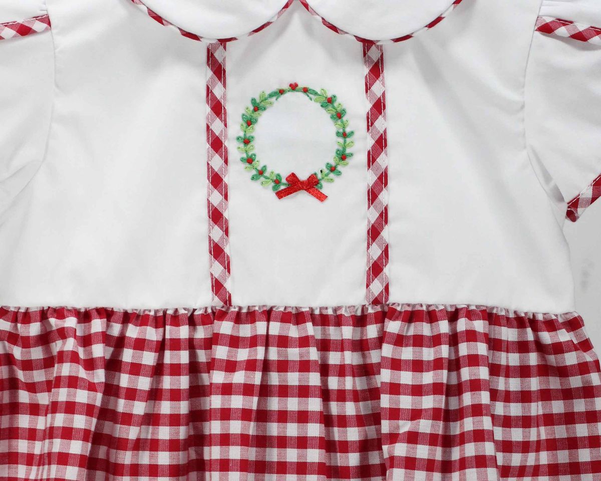 Merry Christmas Wreath Hazel Dress