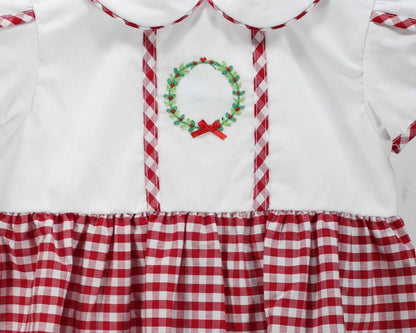 Merry Christmas Wreath Hazel Dress