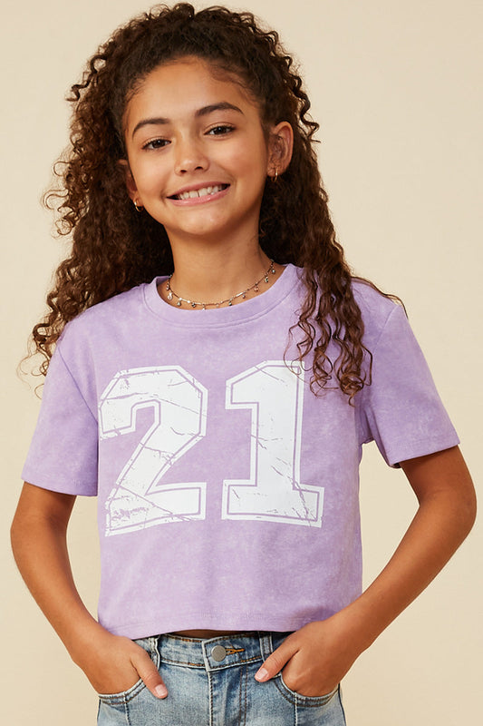 Athletic Jersey Top - Lavender