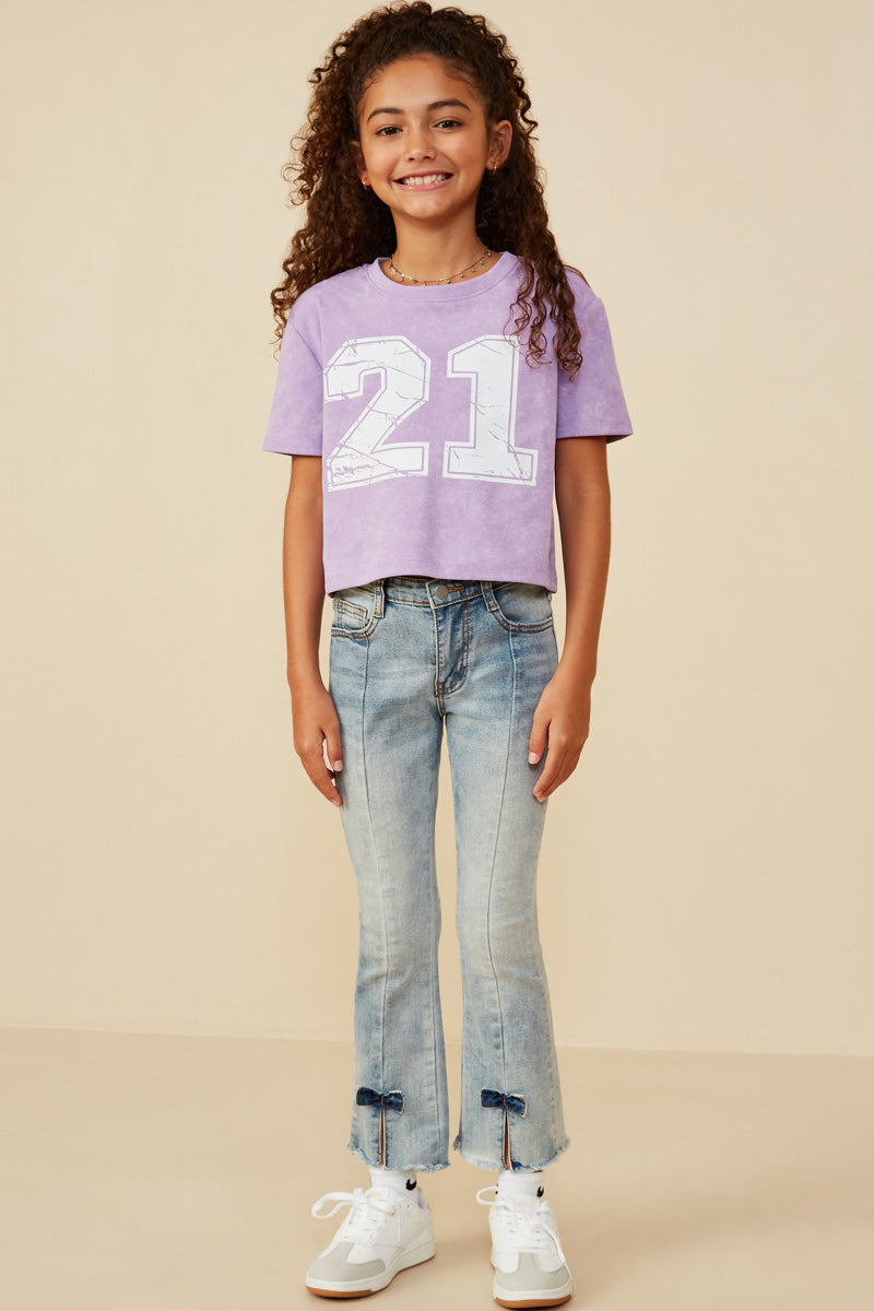 Athletic Jersey Top - Lavender