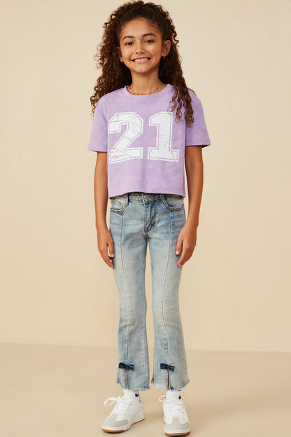 Athletic Jersey Top - Lavender