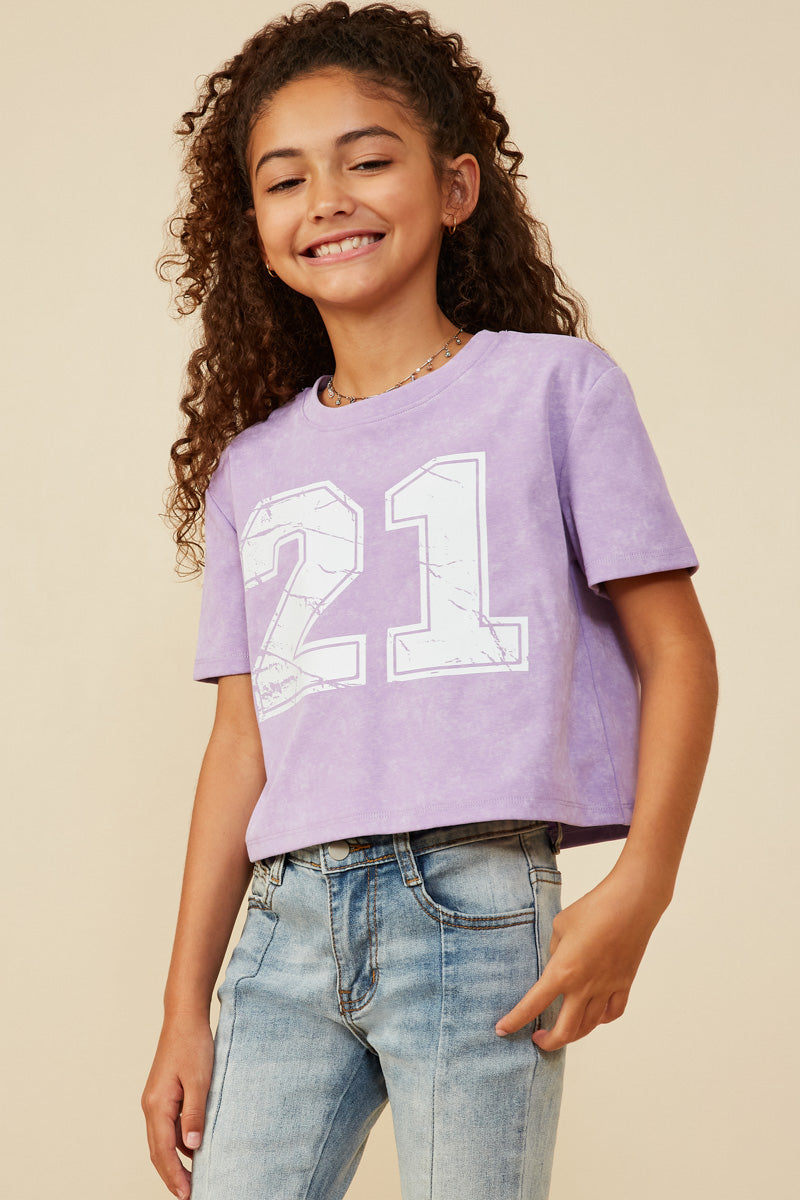 Athletic Jersey Top - Lavender