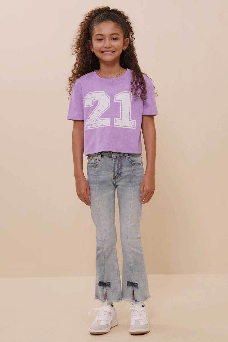 Athletic Jersey Top - Lavender