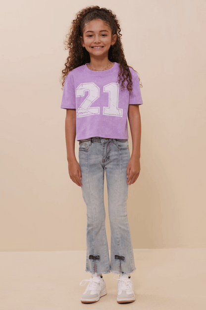 Athletic Jersey Top - Lavender