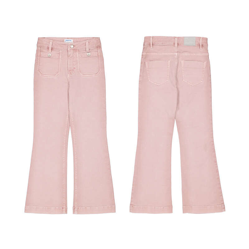 Twill Flare Pants-7501