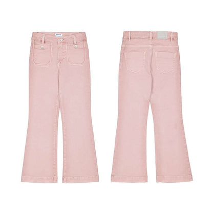 Twill Flare Pants-7501