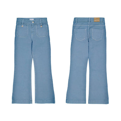 Twill Flare Pants-7501