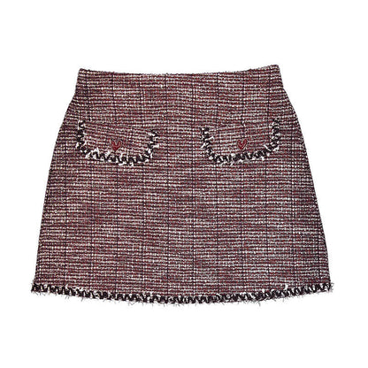Tweed Knit Skort-7935