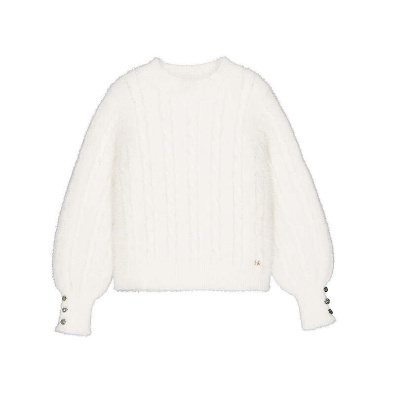 Off White Fluffy Sweater