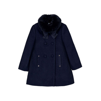 Faux Fur Collar Coat