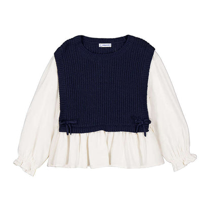 Vest w Blouse - 4036
