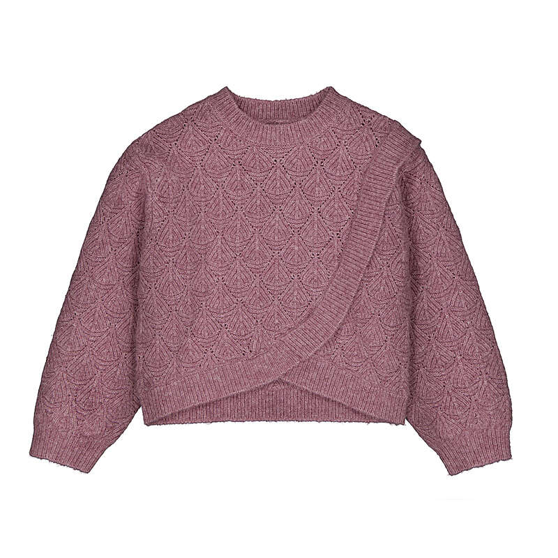 Violet Textured Sweater