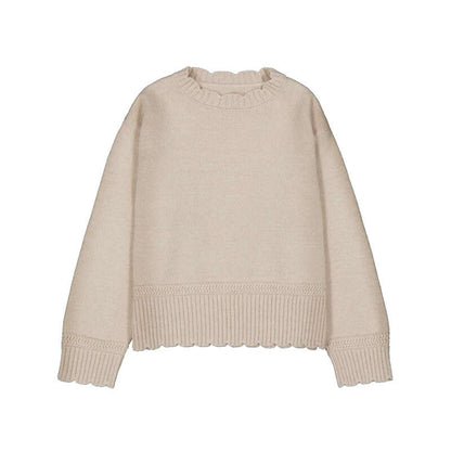 Knitted Smooth Sweater-4320
