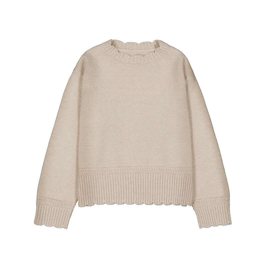 Knitted Smooth Sweater-4320