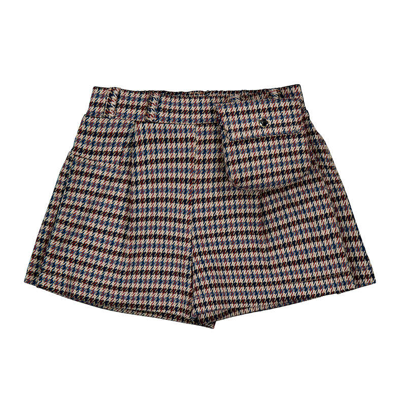Fall Houndstooth Skort-4908