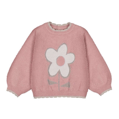 Sweater with Flower -2383