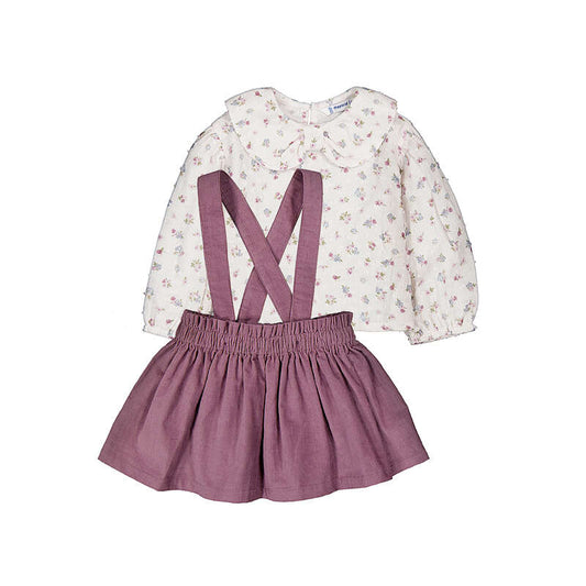Jumper w Floral Blouse-2950