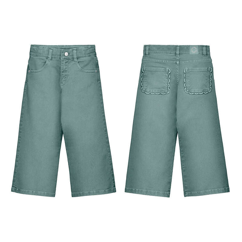 Twill Pant w Trimmed Pocket-4521