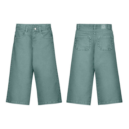 Twill Pant w Trimmed Pocket-4521