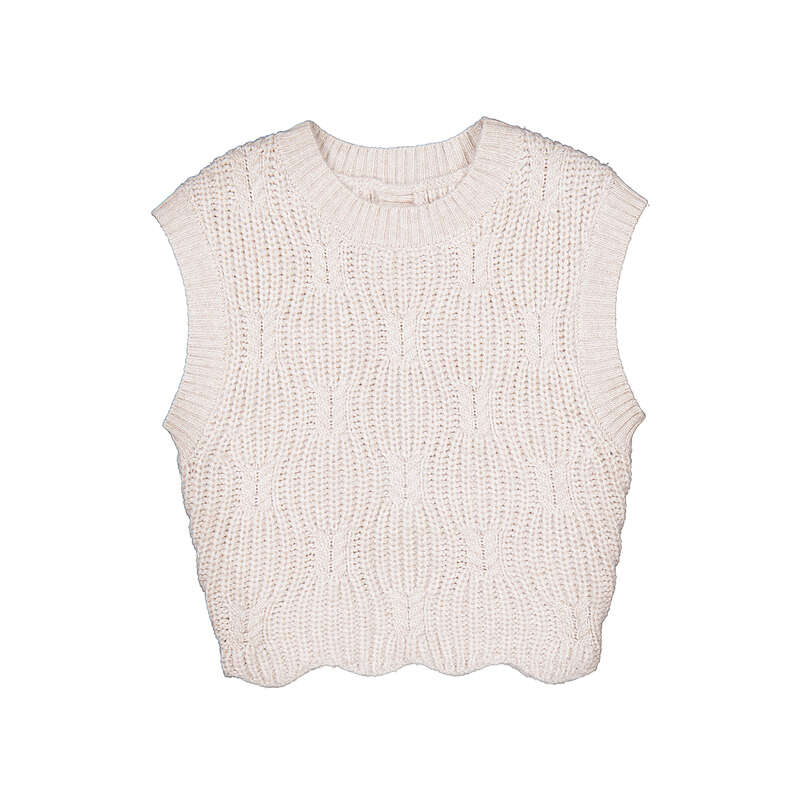 Ecru Sweater Vest