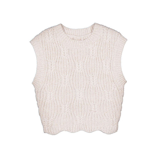 Ecru Sweater Vest