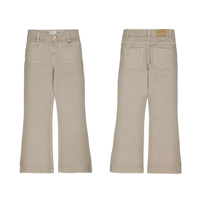 Twill Flare Pants-7501