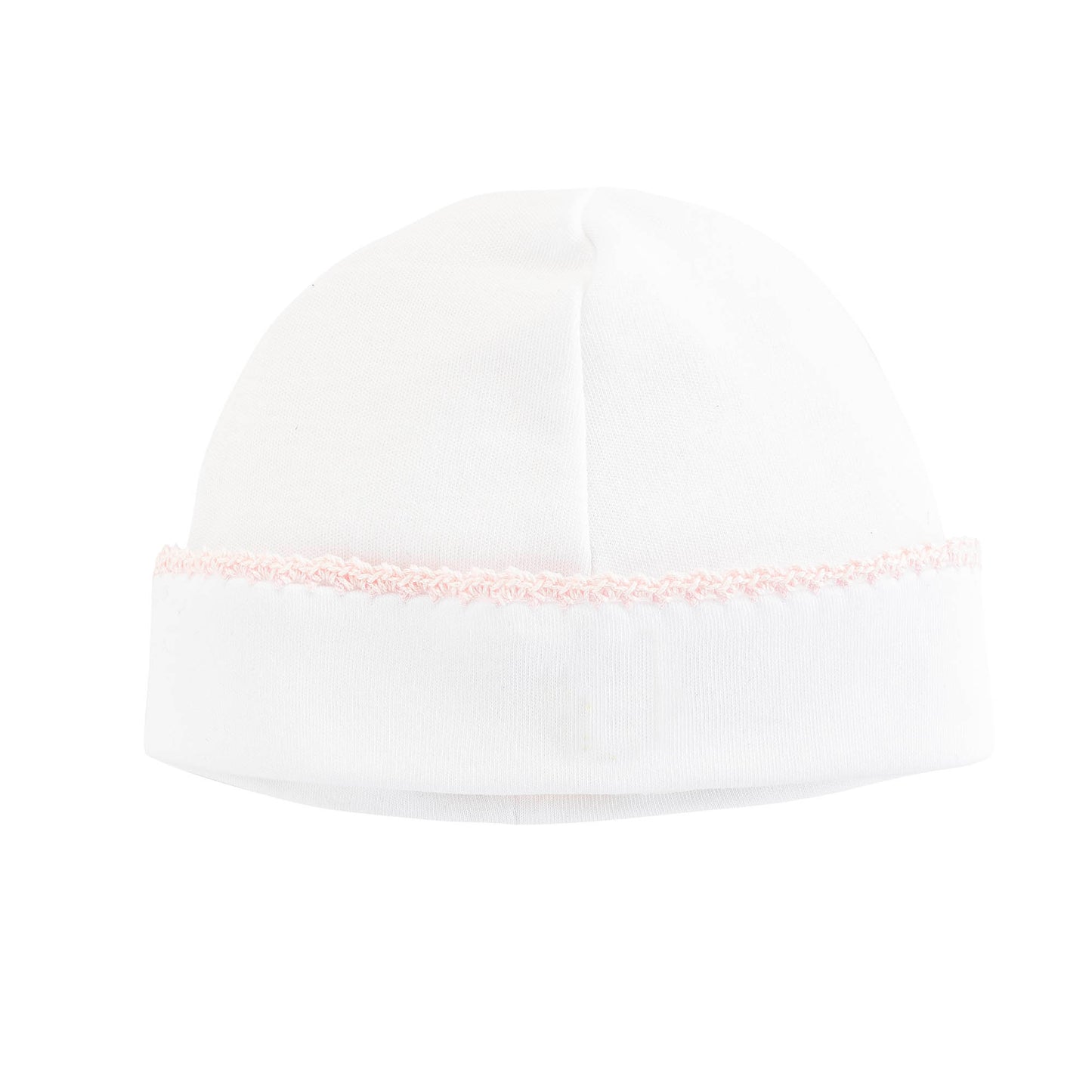White Hat - Pink Trim