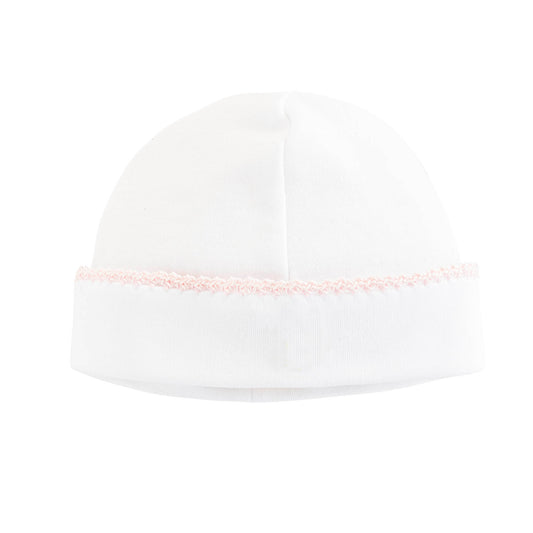 White Hat - Pink Trim