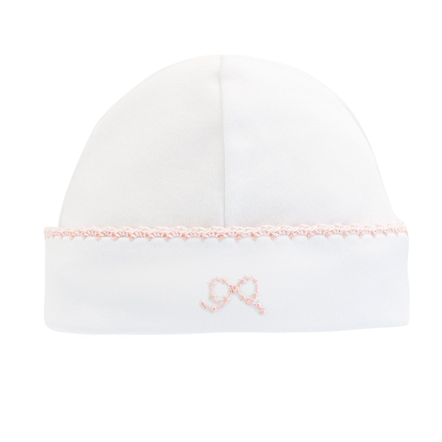 Pretty Bows Hat - Pink Trim