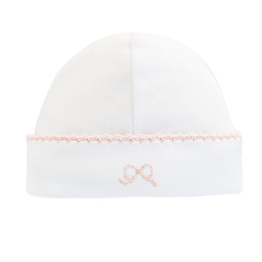 Pretty Bows Hat - Pink Trim