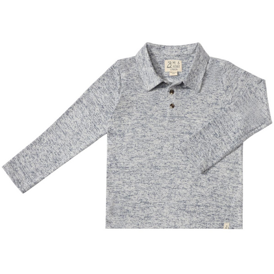 Spencer Polo - Heather Navy
