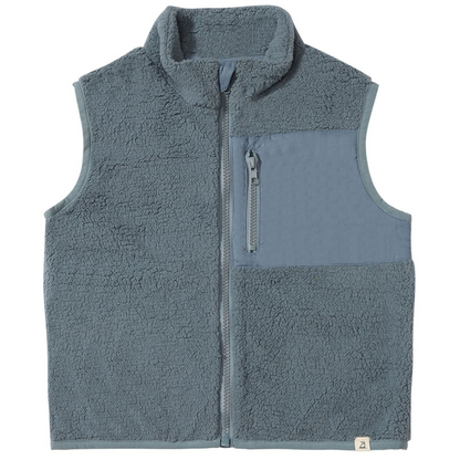 Gilt Sherpa Vest - Blue