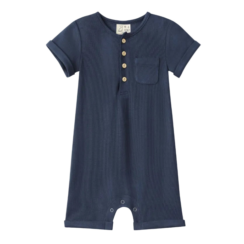 Camborne Romper - Navy