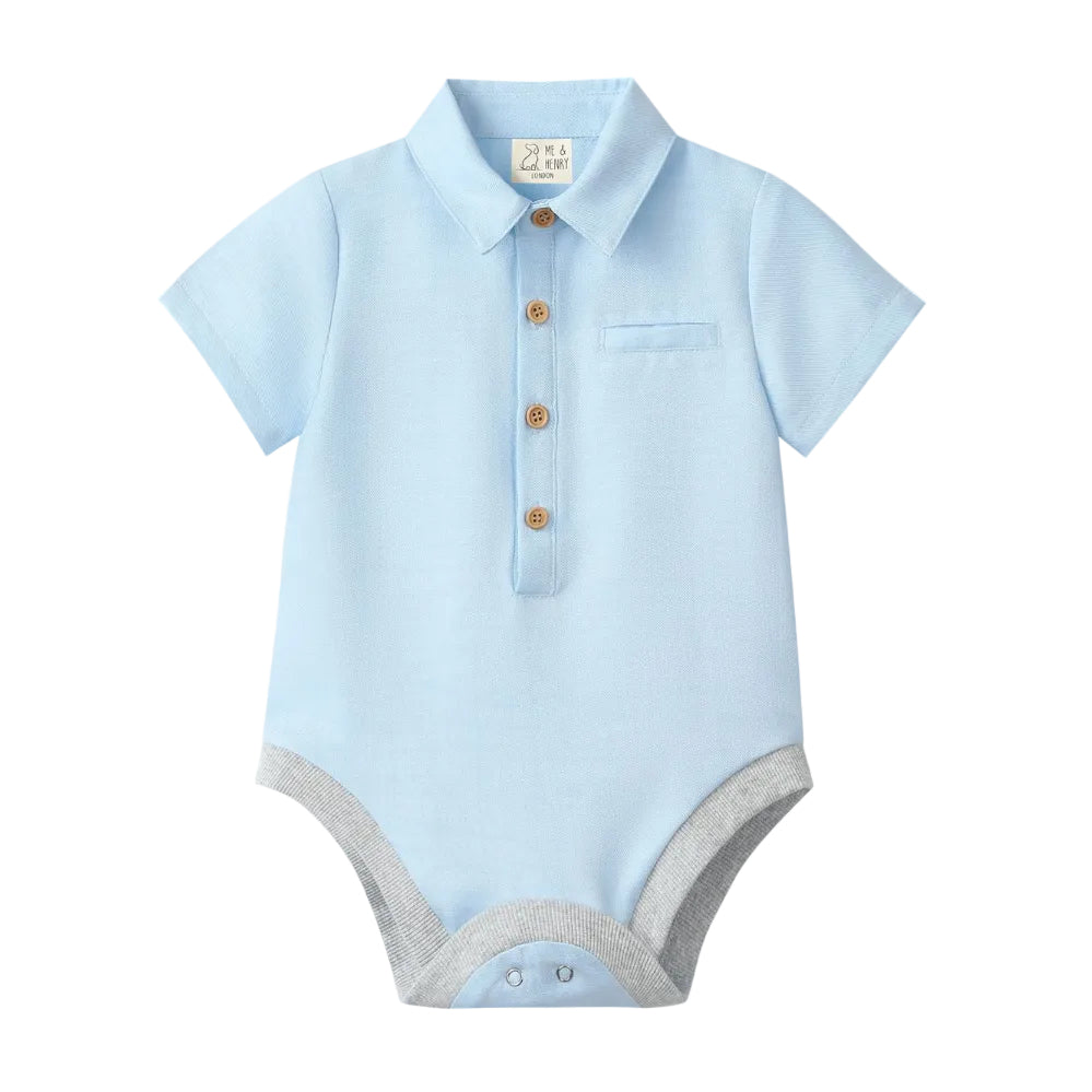 Helford Onesie - Pale Blue