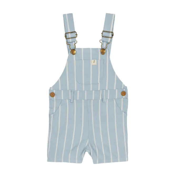 Galleon Overalls - Chambray Stripe