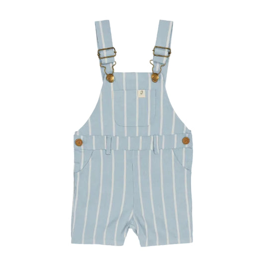 Galleon Overalls - Chambray Stripe