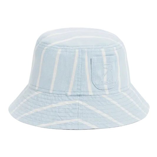 Bucket Hat - Chambray Stripe